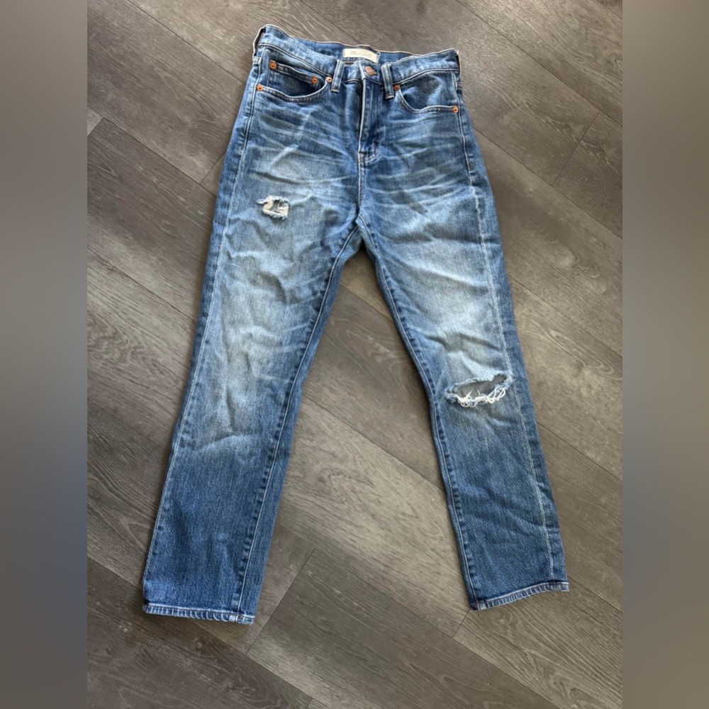 Madewell Straight Crop Jeans